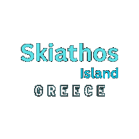 SkiathosGreece skiathos skiathosisland σκιαθος skiathosislandgreece Sticker