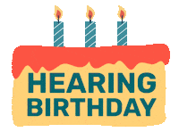 Happy Birthday Celebration Sticker by Hearing First