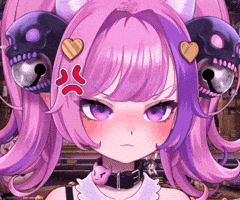 Angry Vtuber GIF