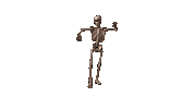 Skeleton Dance Dancing Sticker by TeamKrikey