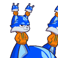 Cat Loop Sticker by Toshithecat