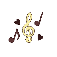 EsmiHz happy music listen musicalnotes Sticker