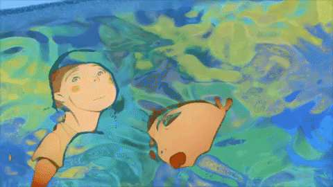 Art Swimming GIF