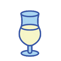 Pina Colada Cheers Sticker by Bow & Drape