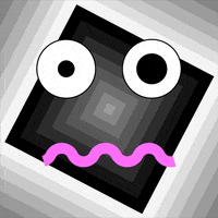 Black And White Art GIF by Jen Stark