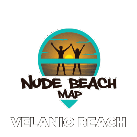 Velanio Sticker by nudebeachmap
