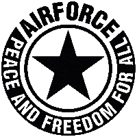 air-forcenl ski skiing airforce airforce sport Sticker