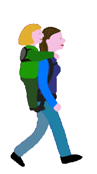 HOMB child carrier homb mumhack mum walking Sticker