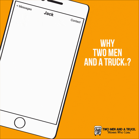 Where Are You Hello GIF by TWO MEN AND A TRUCK®