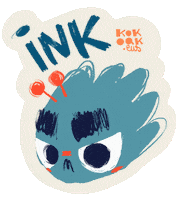 Open Water Ink Sticker by KOKOAK Eider Eibar