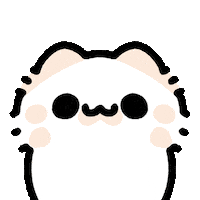 Cat No Sticker by MYAOWL
