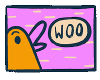 Cartoon Wow Sticker by Abitan