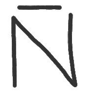 N Sticker