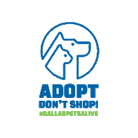 DallasPetsAlive adoptdontshop dogmom dogdad animallover Sticker