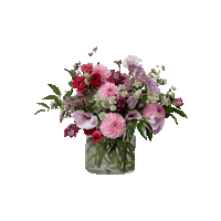 Pink Flower Sticker by Floom