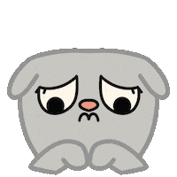 Sad Cat Sticker by Demic