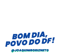 JoaquimRorizNeto Df pl brasilia onda azul Sticker