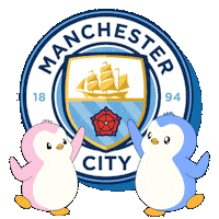 Manchester City Football Sticker by Pudgy Penguins