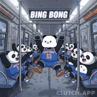 Nba Playoffs Panda GIF by Kanpai Pandas