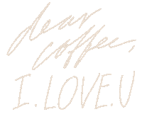 Coffee Calligraphy Sticker