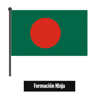 Bangladesh Flag Sticker by Formación Ninja