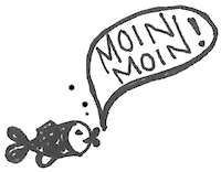 HHmH fish bubble bubbles hamburg Sticker