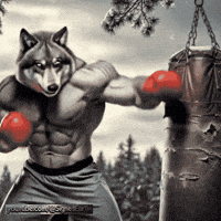 Beast Mode Winter GIF