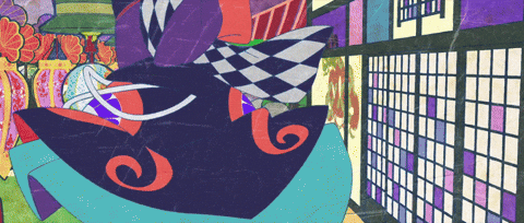 Kusuriuri Jumping GIF by Mononoke_The_Movie