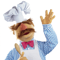 swedish chef cooking Sticker