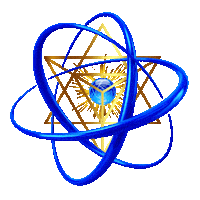 Quantum Jump Sparkle Sticker by Roy Martina