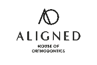 AlignedHouseofOrtho orthodontics aligned aligned house of ortho aligned house of orthodontics Sticker
