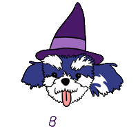 Dog Halloween Sticker