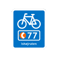 Supercykelstierne supercykelsti supercykelstier cycle super highways ishøjruten Sticker