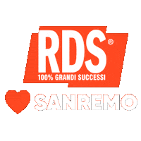 Heart Love Sticker by RDS 100% Grandi Successi