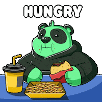 Hungry Fast Food Sticker by SuperVerse