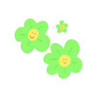 Happy Flower Sticker