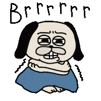 Freezing Cold Weather Sticker by aicopan