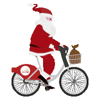 Papa Noel Sevilla Sticker by Cyclocity_ES