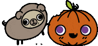 Dog Halloween Sticker by Pako-Chan