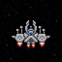 fimavectors arcade pixel art rocket 8bit GIF