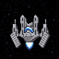 fimavectors arcade pixel art rocket 8bit GIF