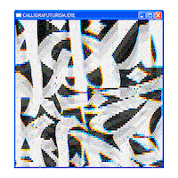 Pokras Calligrafuturism Sticker by POST-WEB