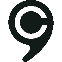 C Comma Sticker by Use Commas