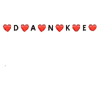 Heart Thank You Sticker by Lernfitness