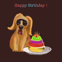 Happy Birthday Dog GIF
