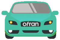 Ofran_carrental travel vacation trip drive Sticker