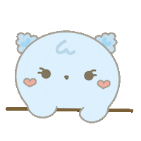 Cotton Fluffy Bunny Sticker