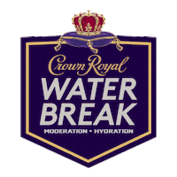 Football Water Sticker by Crown Royal