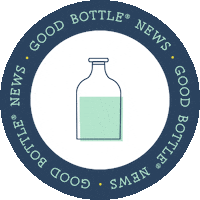 GoodBottleRefillShop news goodbottle good bottle news Sticker