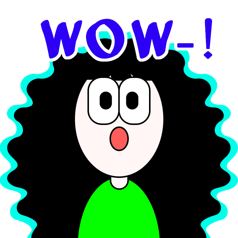 Curlygirl Wow Sticker